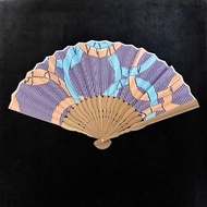 扇子　Afrfican Fabric　総柄