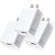 3 Pack USB Wall Charger Block 5V 2A AC Power Adapter Plug 10W for iPhone 13 12 11 Pro Max 8 7 6 6S P