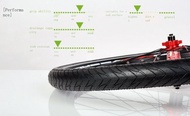 [spot goods] michelin mountain bike 1.6 BMX 406 folding 20x1.5 anti-stab semi-bald tires