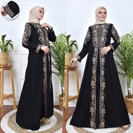 GAMIS ABAYA HITAM PINTO ACEH BUKA PINTU / ABAYA PREMIUM BEST SELLER / GAMIS HITAM TERBARU / GAMIS VI