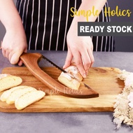 Sourdough Wooden Bread Saw Knife / Serrated Bread Knife / Bread Bow Knife / Sourdough Bread Saw / Cr