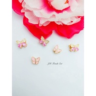 JR Trends Gold Plated Butterfly Charm, Bracelet Beads, Bangle Charm, Rantai Tangan Charm, Masdora Be