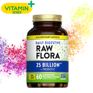 Daily Digestive Probiotic - 25 Billion CFU 60 Vegetarian Capsules