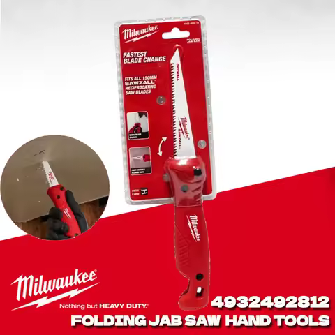 MILWAUKEE 4932492812 SAWZALL 150MM Folding Jabsaw Multi-Purpose Folding Jab Saw Milwaukee Hand Tools