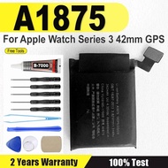 A1875 GPS Version Battery Real 342mAh For Apple Watch Series 3 42mm Series 3 GPS A1875 iWatch Bateri