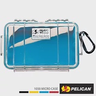 PELICAN 派力肯 1050 Micro Case 微型防水氣密箱-透明(藍)