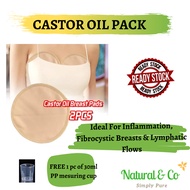 Natural &amp; Co Castor Oil Pack ( 2 Reusable ORGANIC Castor Oil Pack For Inflammation, Fibrocystic Breast)