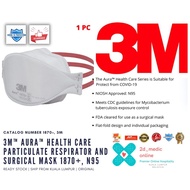[SHIP_FROM_KL] [READY_STOCK] 3M Aura FACE MASk N95 Health Care Particulate Respirator and Surgical M