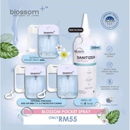 【Free Casing】Pocket Spray Set with Protective Casing Ring Blossom Lite Hand Sanitizer Non-alcohol 100% Authentic