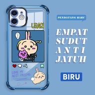 Compatible With iPhone 12 For Hp Case Soft Kesing Anticrack Softcase Clear Casing D09 S3-0220