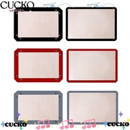 CUCKO Silicone Baking Mat, Heat Resistant Non-Stick Baking Tray, Fiber Baking Mat Leak Proof Reusabl