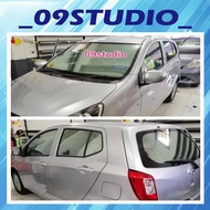 Tinted Silver Chrome Car Tinted UV Window Film Tinted Kereta