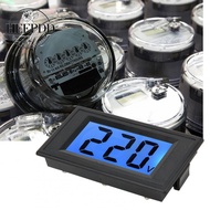 HEEPDD YB5135D Digital AC Voltmeter LCD Blue Backlight 2 Wires Voltage Tester Panel Meter Car Motorc