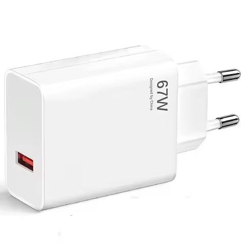 67W USB Charger Power Adapter 6A USB Type C Cable Portable Charge 3.0 EU Plug Travel Wall Charger