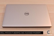 (特價)(二手)Dell Precision 15 5000 (5510) Mobile Workstation laptop 15.6″-i7 6820HQ 8G 256G-SSD M1000 2G