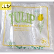PUTIH 24 White Thank You Tulip Bags/White Thank You Supplies Size 24