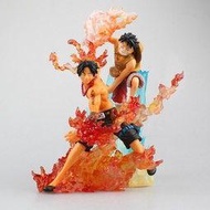 【紫色風鈴3.3】Figuarts ZERO 海賊王路飛火拳艾斯兄弟之絆戰鬥版超激戰港版