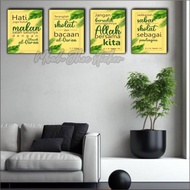 COOL GUYS' ROOM QUOTES POSTER WOODEN FRAME / Quotes / Cafe Coffee Wall Decoration