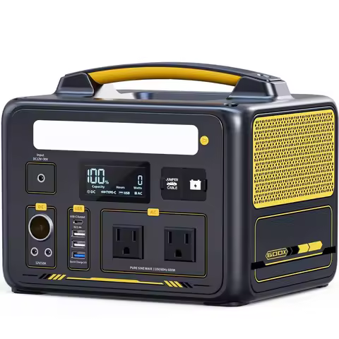 Jump 600X Portable Power Station 600W, 299Wh LiFePO4 Battery | 1200W Surge AC Outlet, PD 60W USB-C, 