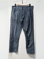 (清貨) 日本製 Momotaro 桃太郎 牛仔褲 藍色 暗直條紋 簡約 經典 直版 Japan made Blue Denim Jeans Hidden Stripes Regular Simple