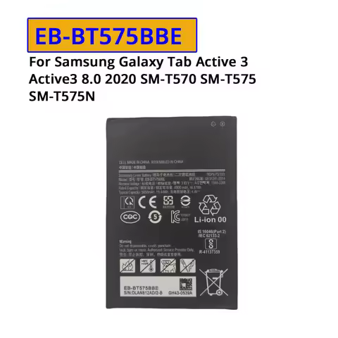 For Samsung Galaxy Tab Active 3 Active3 SM-T575 T575 SM-T570 GH43-05039A EB-BT575BBE Mobile Phone Ba