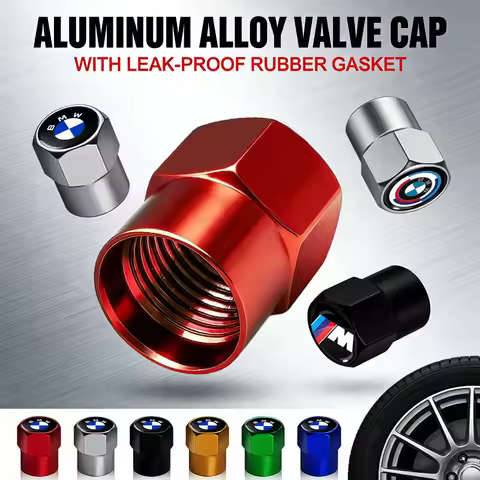New 4Pcs Car Wheel Tire Valve Caps Air Stem Covers Accessories For BMW E46 E39 E90 E60 E36 F30 F10 E