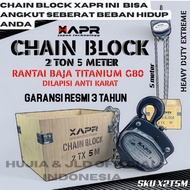 APR chain block 2ton 7meter angkut barang katrol kerekan takel lebih