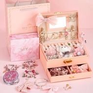 Birthday Gift Set for Girls 3–11 Years Old – Realistic Toys Including Hair Accessories, Jewelry and 