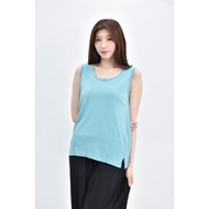 ((S) giordano ladies Sleeveless Blue Top Second-Hand Clothes