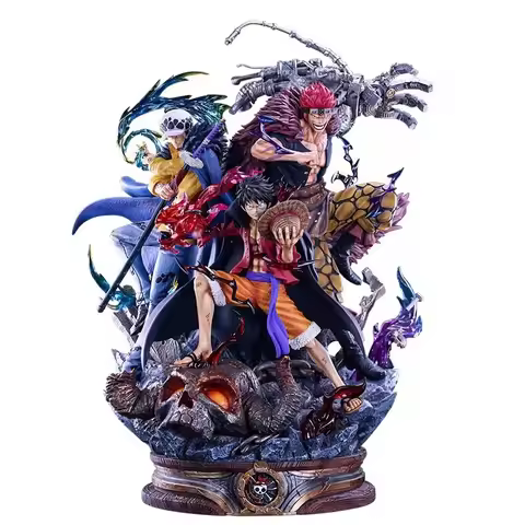 Anime One Piece Figures Luffy Trafalgar LX 3 Captain One Piece Action Figures Figurine Collection Or