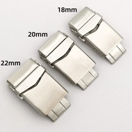 ℗ 316L Stainless Steel Watch Band Buckle 18mm 20mm 22mm For Seiko Watch Strap Clasp Double Lock Button For Ghost Diving Clasps