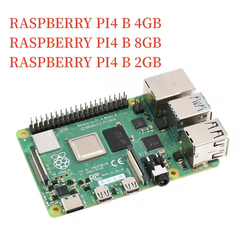 1pcs/lot Raspberry Pi 4 Model B 8GB/4GB/2GB Cortex-A72 ARM v8 1.5GHz Support 2.4/5.0 GHz WIFI Blueto