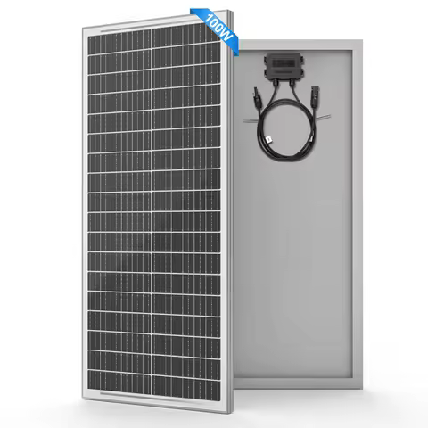 WERCHTAY 100W 12V 12BB Solar Cell Monocrystalline Solar Panel High Efficiency Solar Module Charge Ba