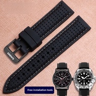 18/20/22/24mm Rubber Straps Suitable for Band Swordfish MTP1374/303/106 Silicone Soft Waterproof Swe