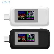 Lidu1 KWS-1902C Type-C 彩色顯示屏 USB 測試儀電流電壓監測儀移動電源充電器 Detec