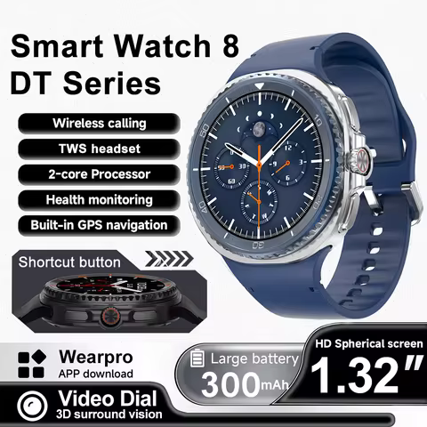 2026 DT Watch 8 Ultra GPS Track Smart Watch Support Korean Sport Heart Rate Bluetooth Call NFC IP68