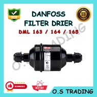 Danfoss Liquid Line Filter Drier DML 163 / 164 / 165 For Air Cond / Refrigerator (3/8", 1/2", 5/8")