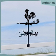 [AmlesoMY] Metal Wind Vane Wind Direction Indicator Outdoor Gazebo Weathervane