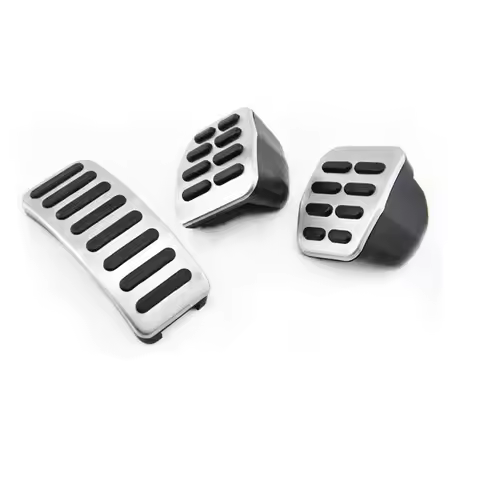 Stainless steel Car pedal Cover For Audi A3 VW Polo 6N 9N 6R jetta MK4 Skoda Fabia Seat Ibiza 6K/6L/