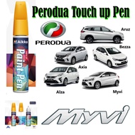 PERODUA MYVI Paint Pen Aikka Original Stock Color - Pen & Brush Repair Minor Scratch Car Paint DIY