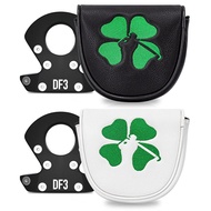 GOLF Putter Protective Cover Four-leaf Clover Embroidered Putter LAB DF3 Magnet Closed GOLF Putter H