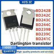 1-5PCS BD242B BD242C BD243C BD244C BD239B BD239C TO-220 Darlington transistor electronics electrónic