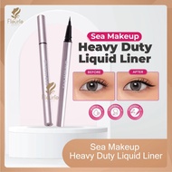 Sea Makeup Heavy Duty Liquid Liner 0.5ml - Jet Black Smudge Proof Eyeliner/ Waterproof/ by Sea Makeu