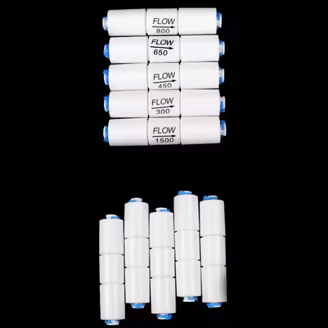 Water Filter Parts RO Flow Restrictor 300CC-1500CC With 1/4" Hose Quick connection Reverse Osmosis M