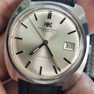 【超值古董機王】IWC 萬國 Ref. R1819 36mm 自動機械錶 | 經典鮑魚殼 直紋銀面 | 革命性啄木鳥機芯 遠低於Chrono24市場價  跟兩條鱷魚皮/牛皮 iwc代用錶帶