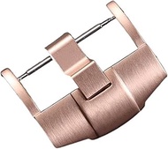 Merjust 24mm Silver Black Rose Gold Brushed Matte Stainless Steel Pin Buckle Clasp For Ap Royal Oak 