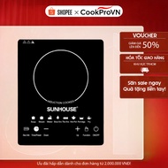 Sunhouse 2200W Induction Cooker – Sensitive Infrared Induction Cooker with Pot