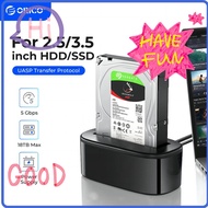 Great promotion ✣ORICO HDD Docking Station (2.53.5) HDD SSD USB 3.0 to SATA HDD Docking Station For HDDSSD Support UASP and 8TB HDD Enclosure❇