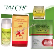 TAI CHI GINGER PATCH PLASTERS,RUB & LINIMENT OIL
