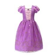 ZZOOI 2022 Girls Tiana Princess Dress Costume Kids Ariel Party Christmas Fancy Dress Halloween Cospl